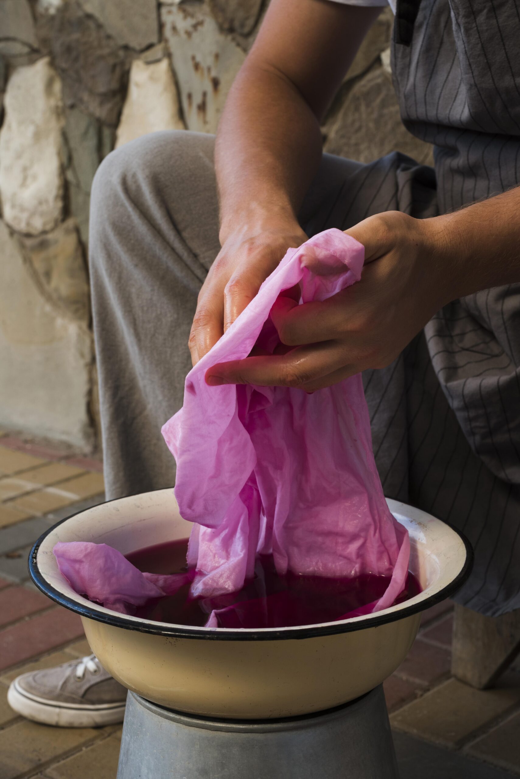 Textile dyeing process