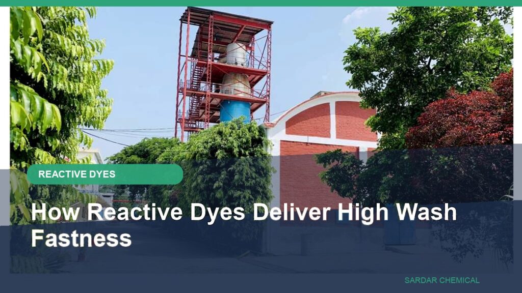 How Reactive Dyes Deliver High Wash Fastness
