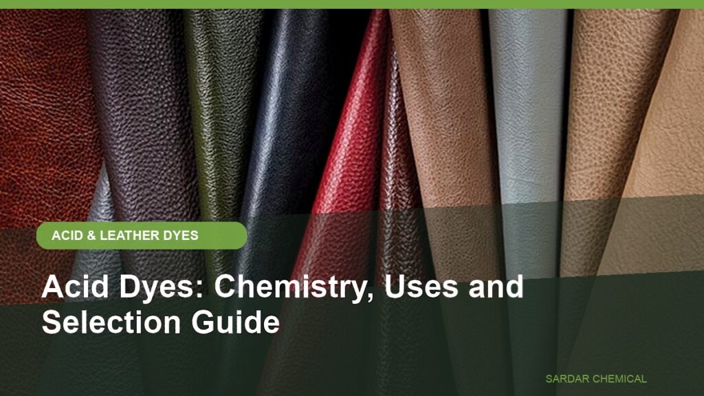 Acid Dyes: Chemistry, Uses and Selection Guide