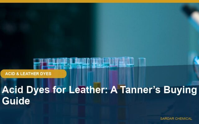Acid Dyes for Leather: A Tanner’s Buying Guide