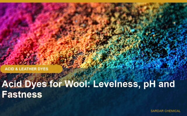 Acid Dyes for Wool: Levelness, pH and Fastness