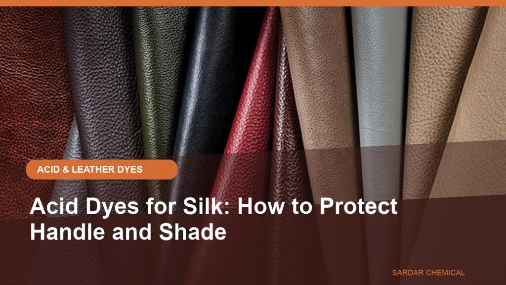 Acid Dyes for Silk: How to Protect Handle and Shade