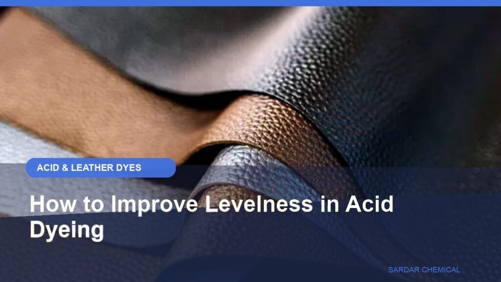 How to Improve Levelness in Acid Dyeing