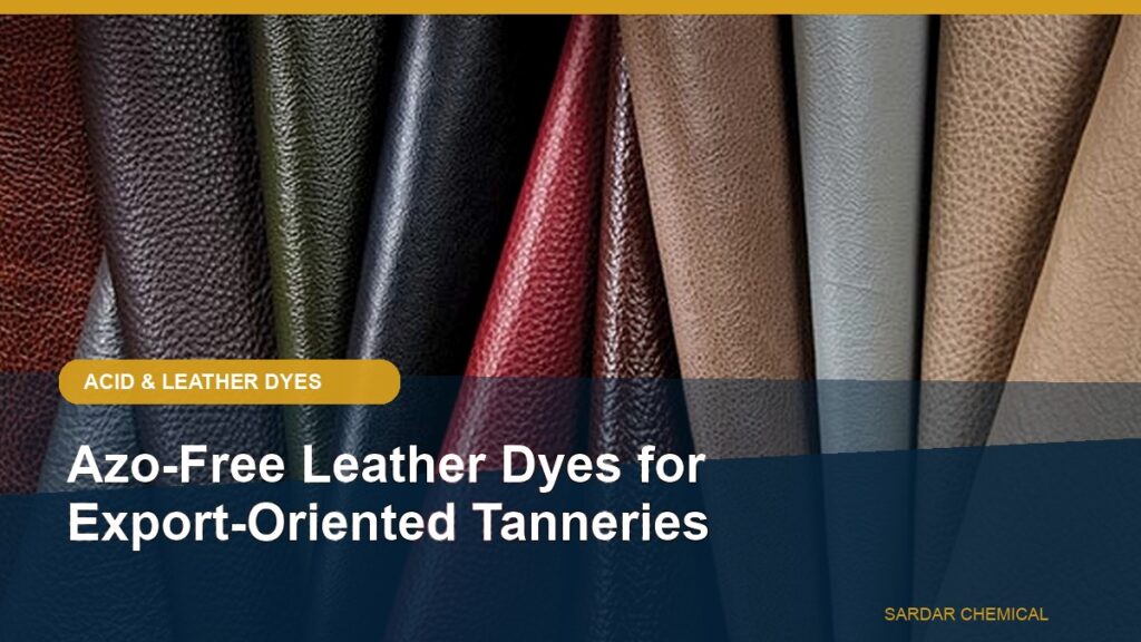Azo-Free Leather Dyes for Export-Oriented Tanneries