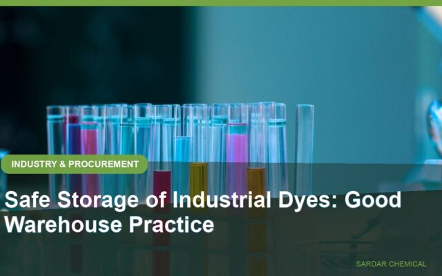 Safe Storage of Industrial Dyes: Good Warehouse Practice