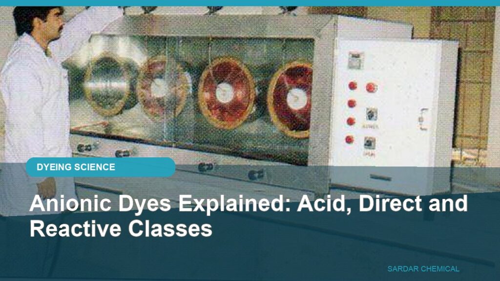 Anionic Dyes Explained: Acid, Direct and Reactive Classes