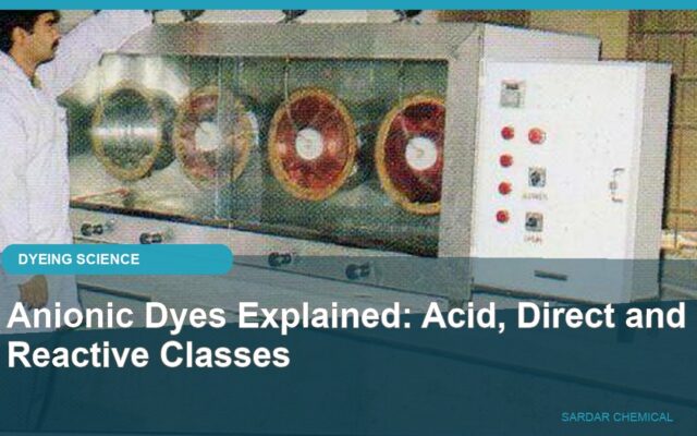 Anionic Dyes Explained: Acid, Direct and Reactive Classes