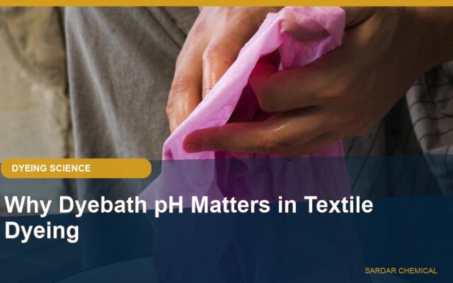 Why Dyebath pH Matters in Textile Dyeing
