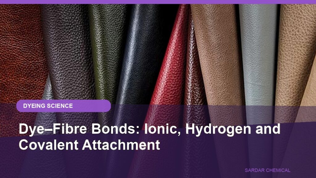 Dye–Fibre Bonds: Ionic, Hydrogen and Covalent Attachment