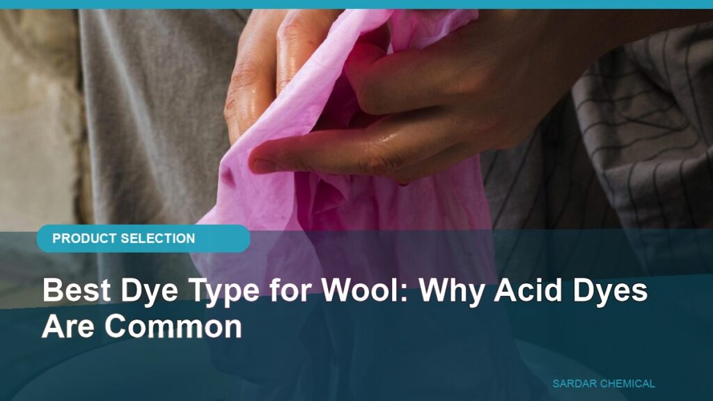 Best Dye Type for Wool: Why Acid Dyes Are Common