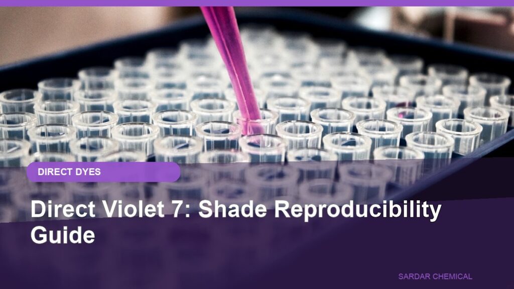 Direct Violet 7: Shade Reproducibility Guide
