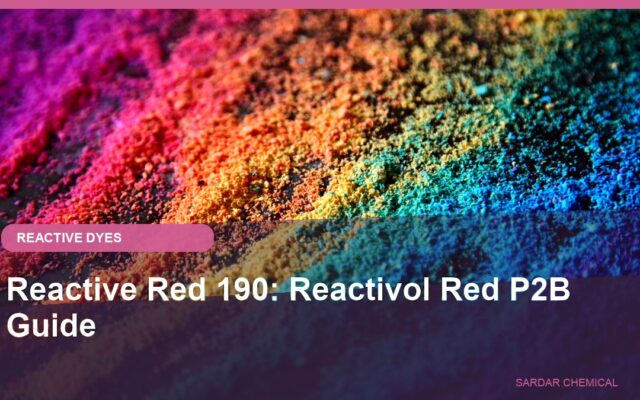 Reactive Red 190: Reactivol Red P2B Guide