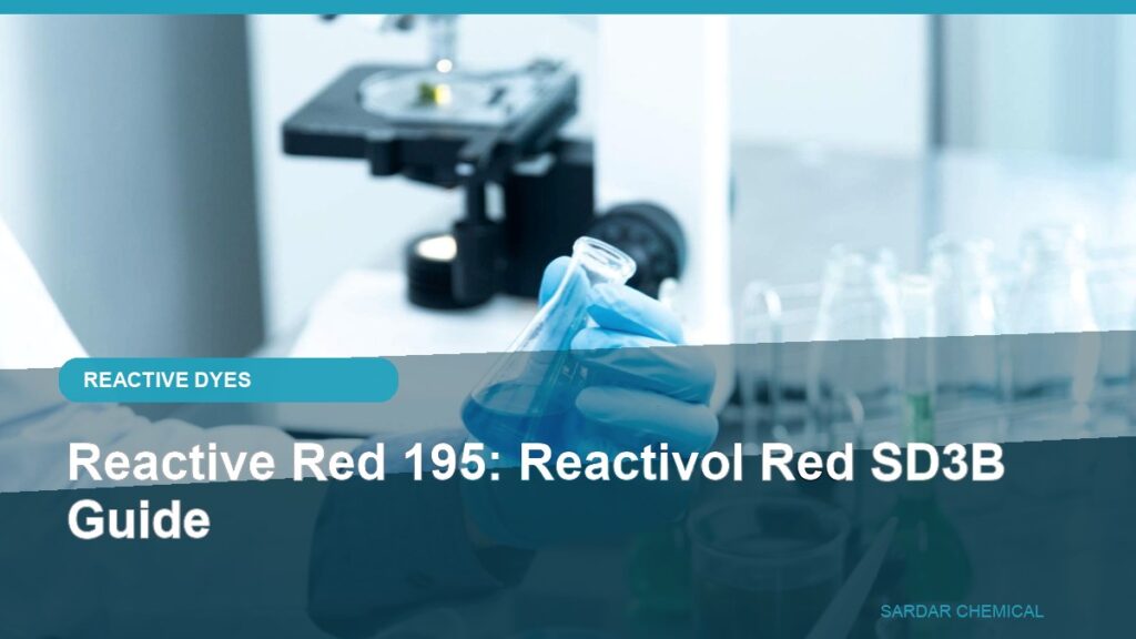 Reactive Red 195: Reactivol Red SD3B Guide