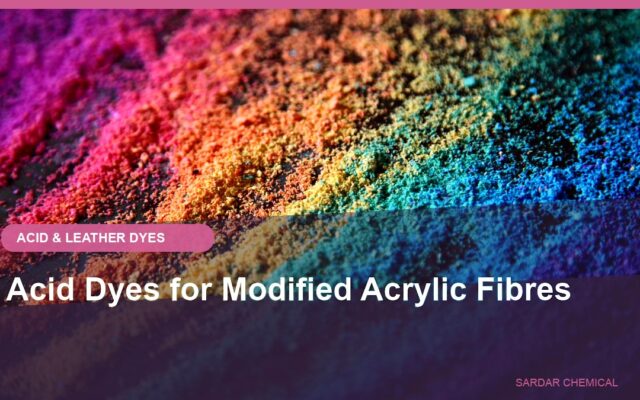 Acid Dyes for Modified Acrylic Fibres