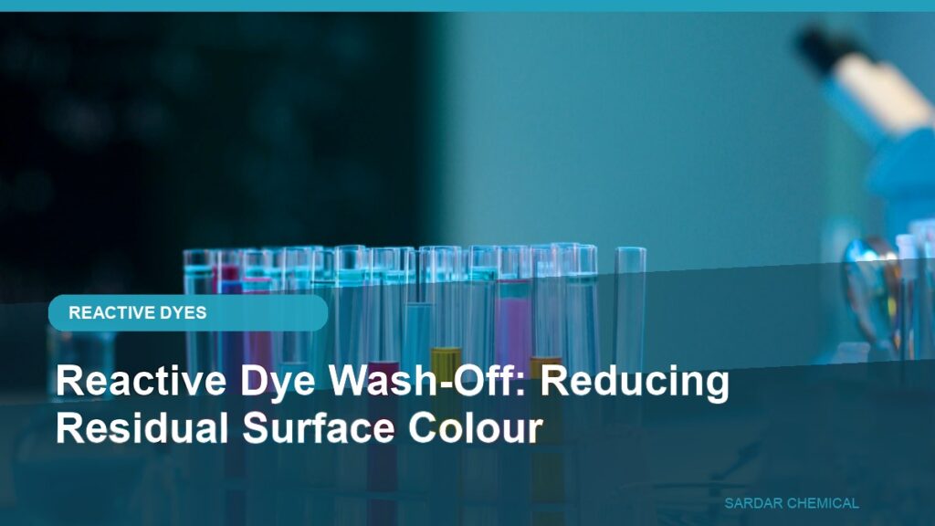 Reactive Dye Wash-Off: Reducing Residual Surface Colour