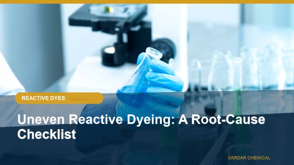 Uneven Reactive Dyeing: A Root-Cause Checklist
