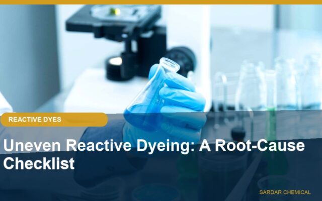 Uneven Reactive Dyeing: A Root-Cause Checklist