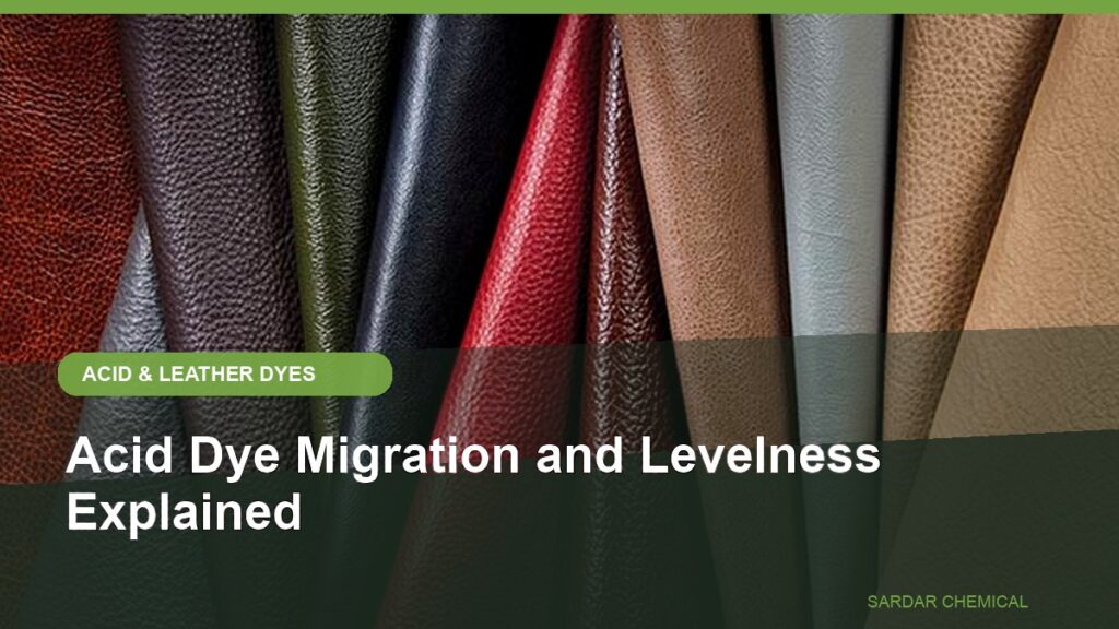Acid Dye Migration and Levelness Explained