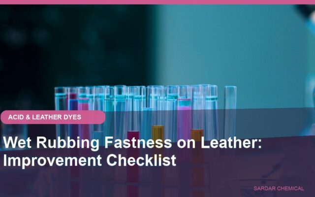 Wet Rubbing Fastness on Leather: Improvement Checklist
