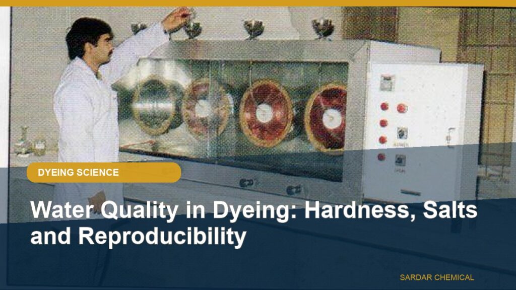 Water Quality in Dyeing: Hardness, Salts and Reproducibility