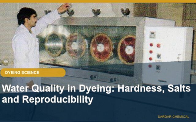 Water Quality in Dyeing: Hardness, Salts and Reproducibility
