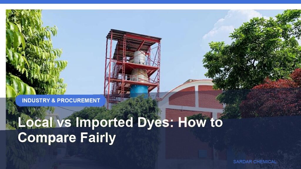 Local vs Imported Dyes: How to Compare Fairly