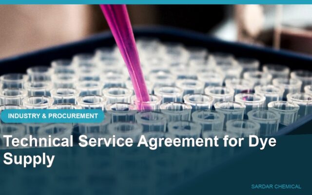 Technical Service Agreement for Dye Supply